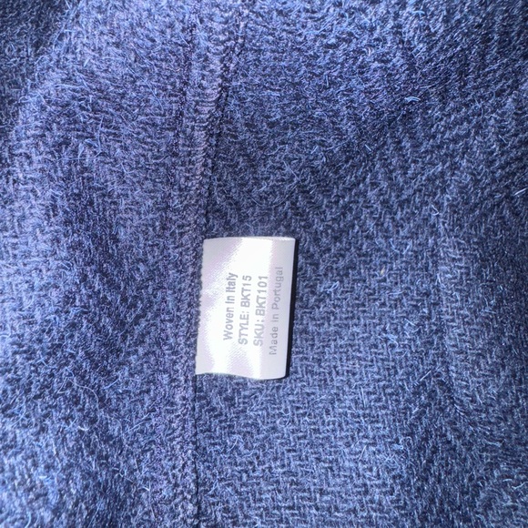 BROOKLYN TAILORS woven wool button down size 5 worn 2x men sizing - Picture 6 of 7